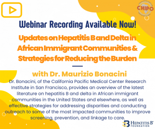 CHIPO Webinar Recording Now Available