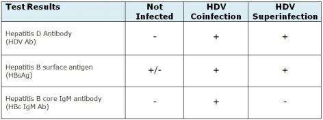 Hepatitis B Testing Chart