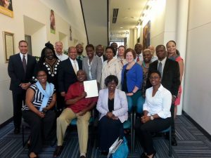 Volunteers at Boston's National African Immigrant and Refugee HIV/AIDS and Hepatitis Awareness Day