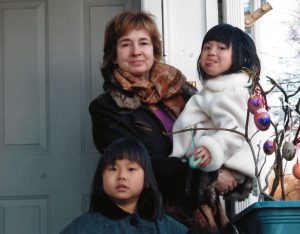 Maureen and her two daughters